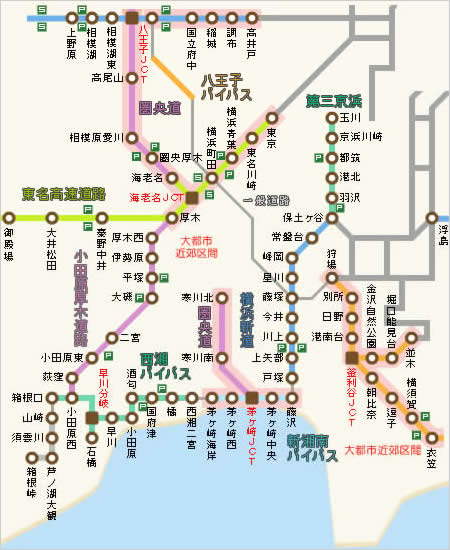 神奈川県・高速道路