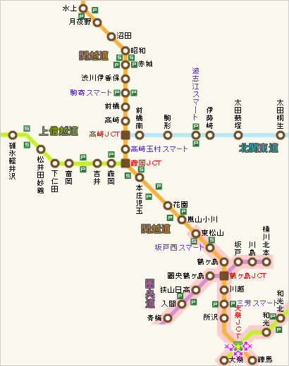 埼玉県・高速道路