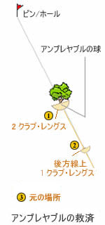 アンプレヤブルの球の救済