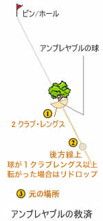 アンプレヤブルの球の救済